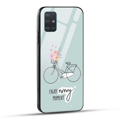 Samsung Galaxy A51 Back Cover Enjoy Every Moment Glass Case