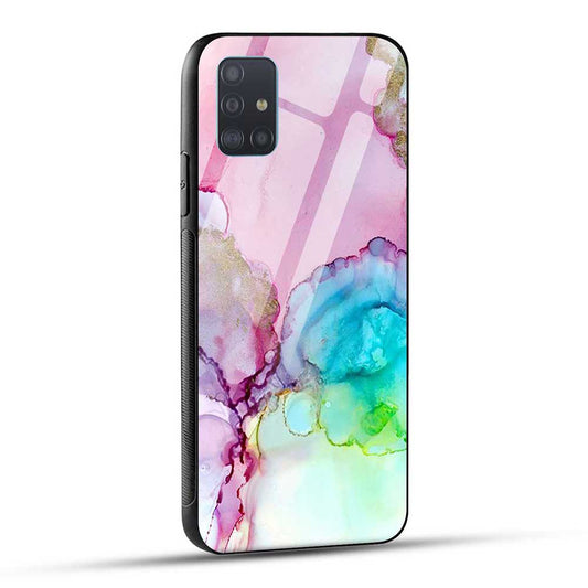 Samsung Galaxy A51 Back Cover Colors Marble Glass Case