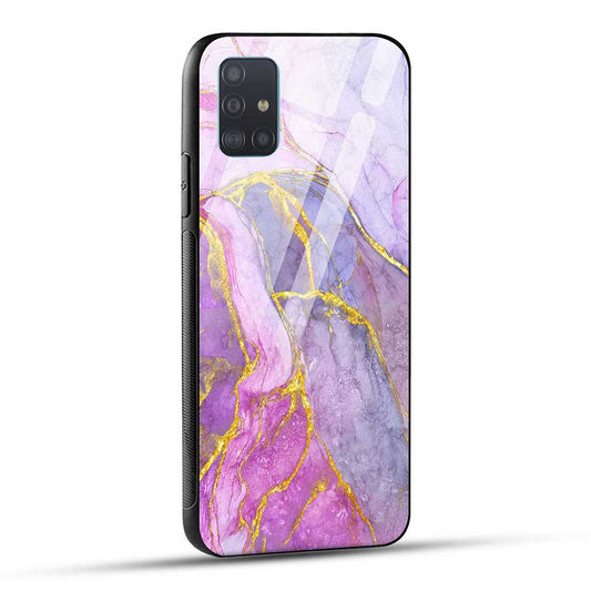 Samsung Galaxy A51 Back Cover Marble Pattern Glass Case