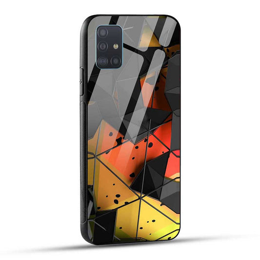 Samsung Galaxy A51 Back Cover Abstract  Glass Case