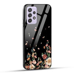 Samsung Galaxy A52 / A52 5G / A52S / A52s 5G Back Cover Flowers Girly Printed Glass Case
