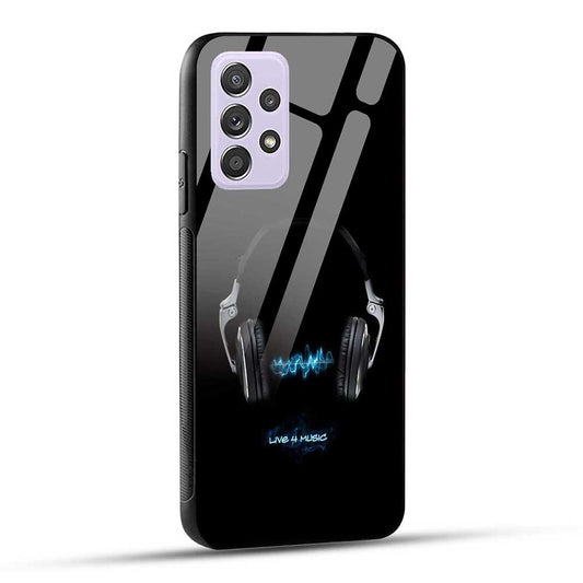 Samsung Galaxy A52 / A52 5G / A52S / A52s 5G Back Cover Living Electro Live 4 Music Glass Case