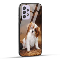 Samsung Galaxy A52 / A52 5G / A52S / A52s 5G Back Cover Cute Dog Glass Case