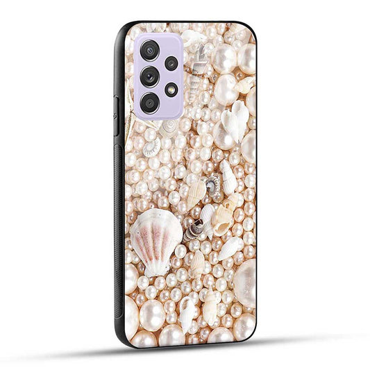 Samsung Galaxy A52 / A52 5G / A52S / A52s 5G Back Cover Perlas Aesthetic Glass Case
