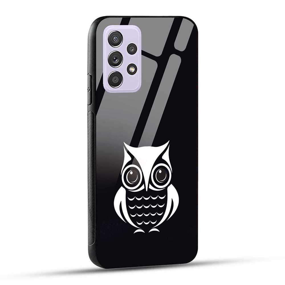 Samsung Galaxy A52 / A52 5G / A52S / A52s 5G Back Cover Great Horned Owl Glass Case