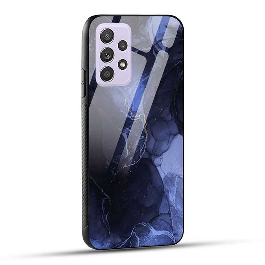 Samsung Galaxy A52 / A52 5G / A52S / A52s 5G Back Cover Abstract Blue Marble Glass Case