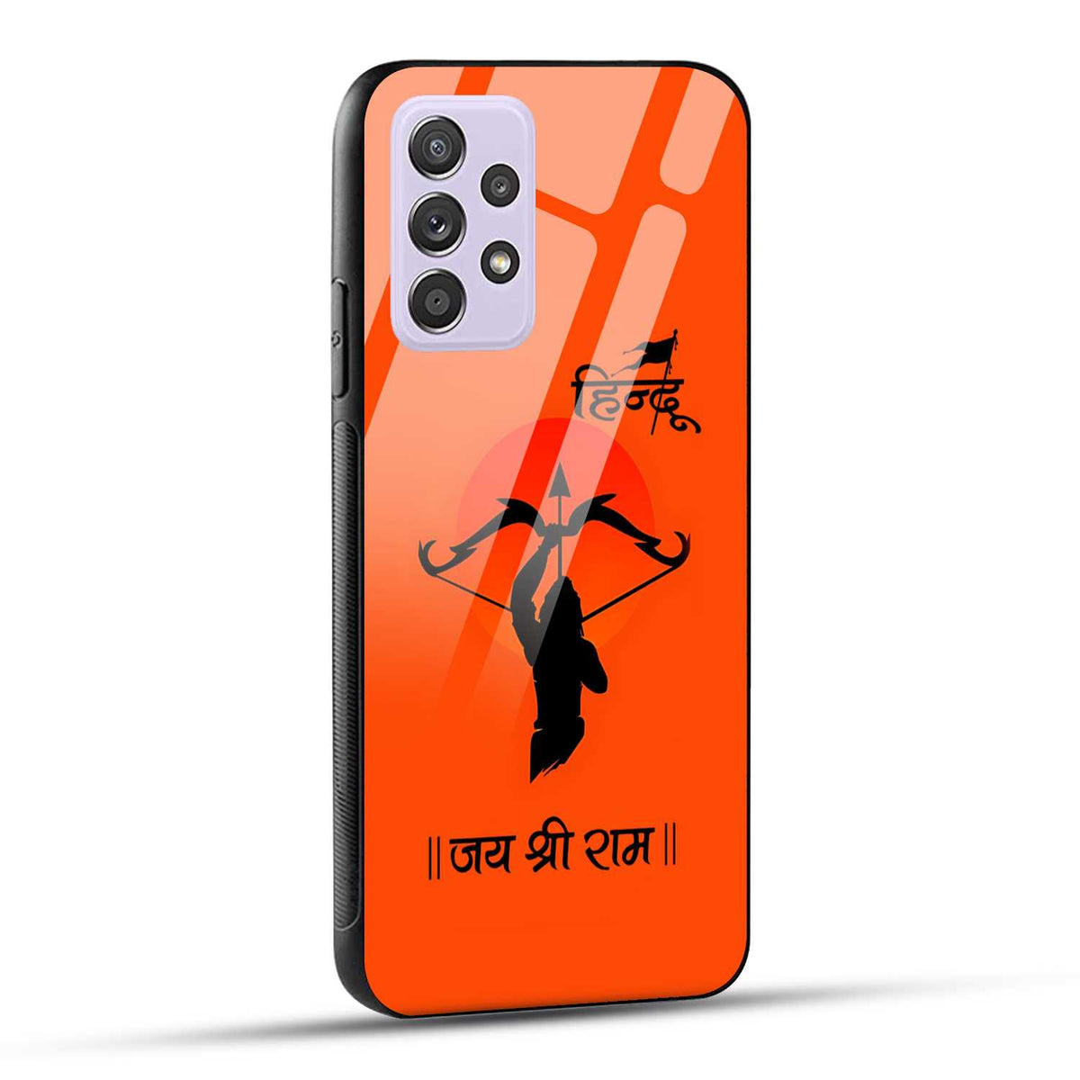 Samsung Galaxy A52 / A52 5G / A52S / A52s 5G Back Cover Jai Shree Ram Printed Glass Case