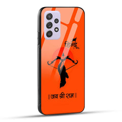 Samsung Galaxy A52 / A52 5G / A52S / A52s 5G Back Cover Jai Shree Ram Printed Glass Case