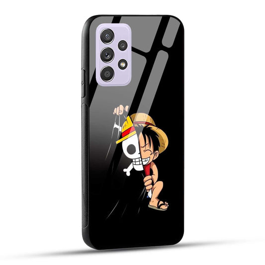 Samsung Galaxy A52 / A52 5G / A52S / A52s 5G Back Cover Luffy Printed Glass Case