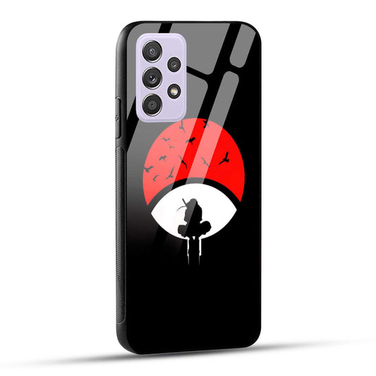 Samsung Galaxy A52 / A52 5G / A52S / A52s 5G Back Cover Itachi Uchiha Printed Glass Case