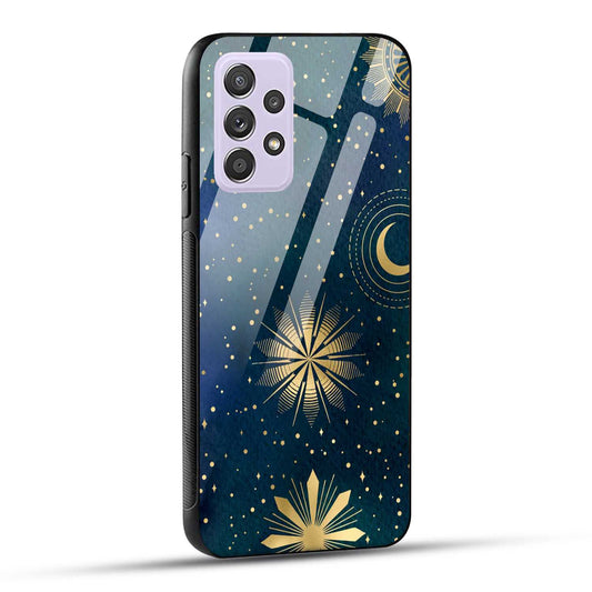 Samsung Galaxy A52 / A52 5G / A52S / A52s 5G Back Cover Art Of Moon Printed Glass Case