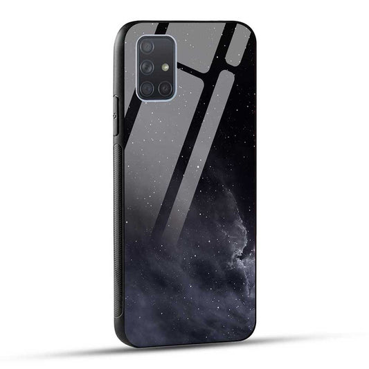 Samsung Galaxy A71 Back Cover Stars in The Dark Glass Case