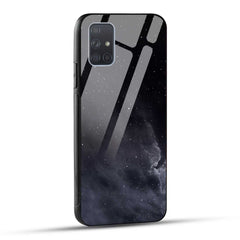 Samsung Galaxy A71 Back Cover Stars In The Dark Printed Glass Case