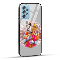 Samsung Galaxy A72 Back Cover Hanuman and Ram Printed Glass Case