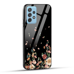 Samsung Galaxy A72 Back Cover Flowers Girly Printed Glass Case