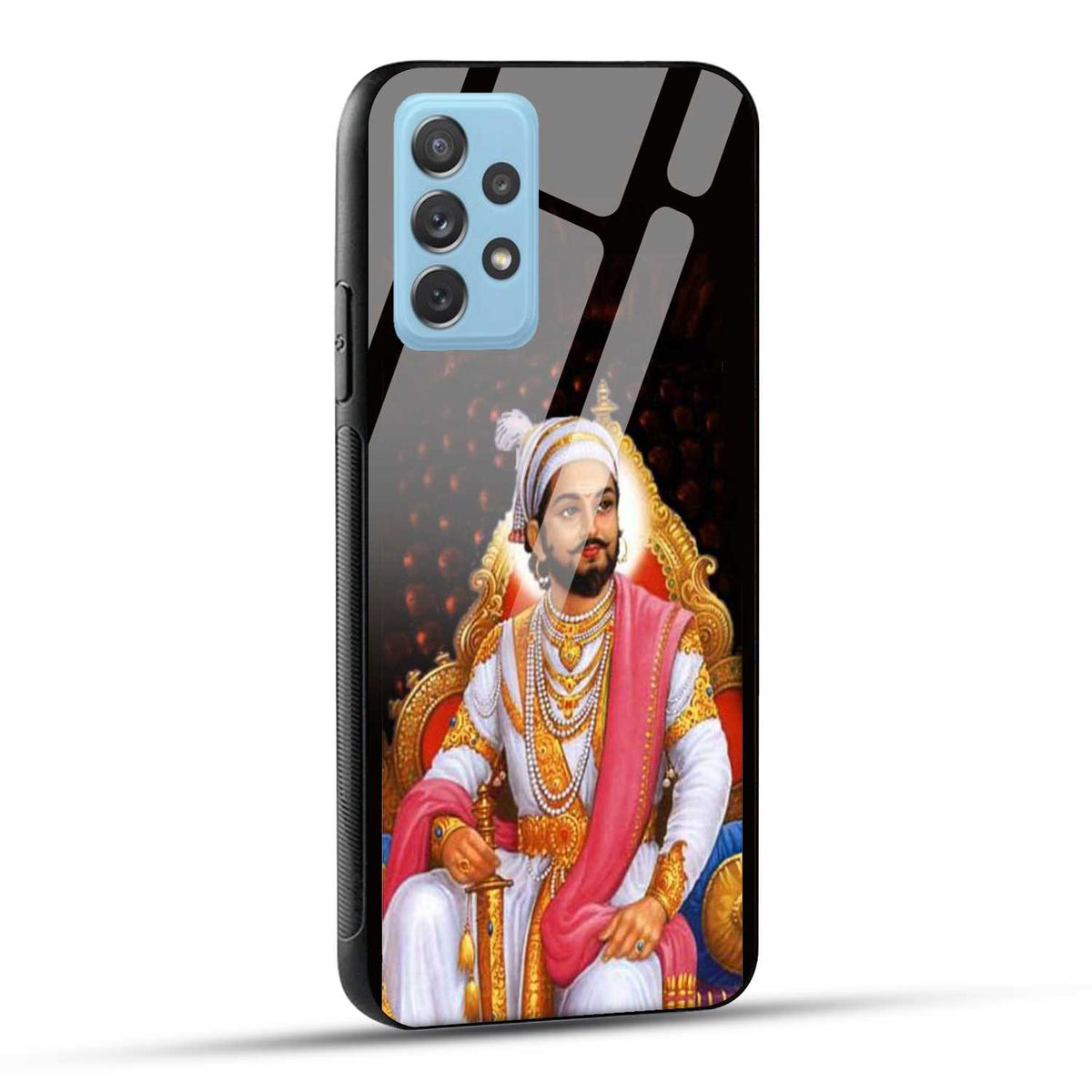Samsung Galaxy A72 Back Cover Chhatrapati Shivaji Maharaj Printed Glass Case