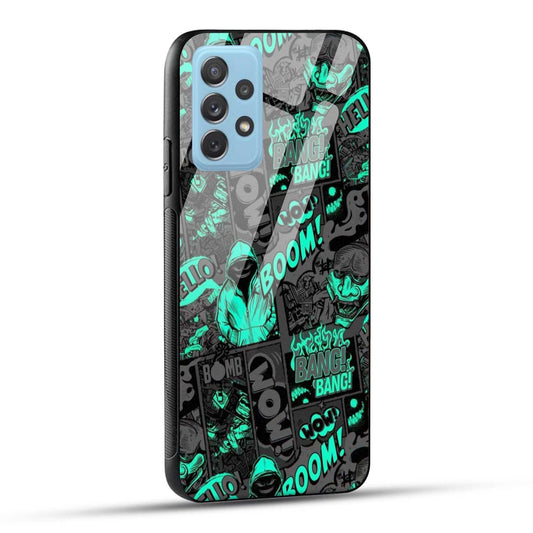 Samsung Galaxy A72 Back Cover Boom Printed Glass Case