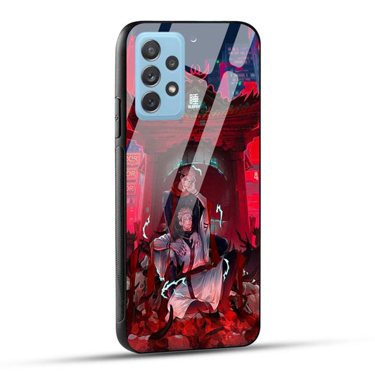Samsung Galaxy A72 Back Cover Sukuna Printed Glass Case