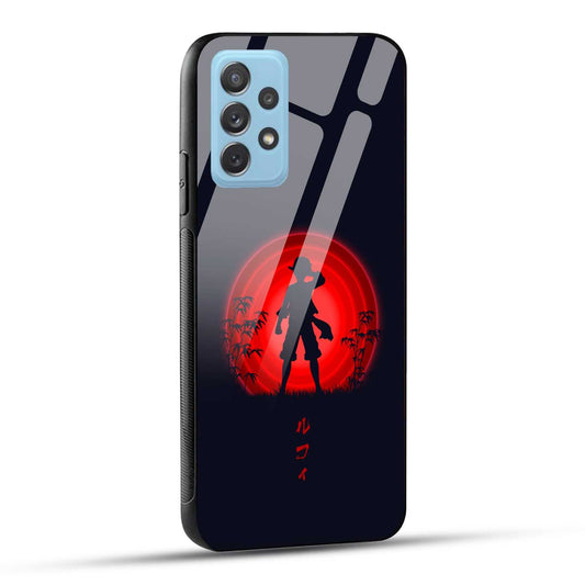 Samsung Galaxy A72 Back Cover Luffy Printed Glass Case