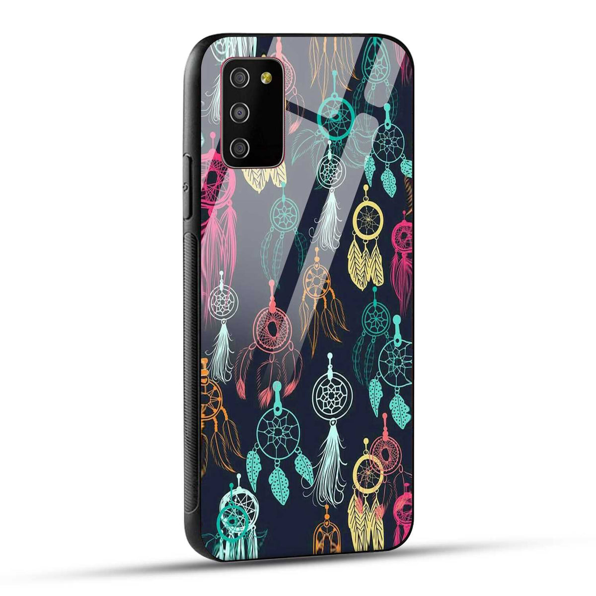 Samsung Galaxy M02s / Samsung Galaxy A03s / Samsung Galaxy F02S Back Cover Dreamcatcher Printed Glass Case