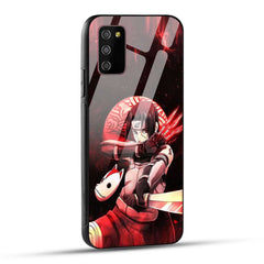 Samsung Galaxy M02s / Samsung Galaxy A03s / Samsung Galaxy F02S Back Cover Itachii Printed Glass Case