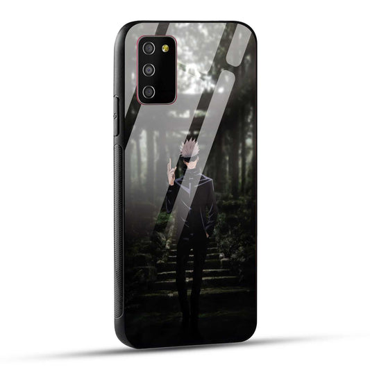 Samsung Galaxy M02s / Samsung Galaxy A03s / Samsung Galaxy F02S Back Cover Gojo Printed Glass Case