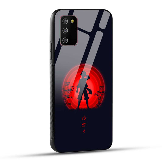 Samsung Galaxy M02s / Samsung Galaxy A03s / Samsung Galaxy F02S Back Cover Luffy Printed Glass Case