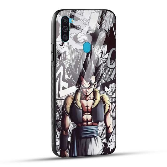 Samsung Galaxy M11 Back Cover Looking Angry Printed Glass Case