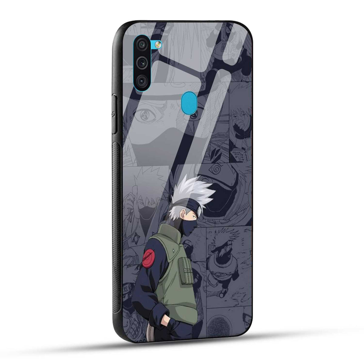 Samsung Galaxy M11 Back Cover Kakashii Printed Glass Case