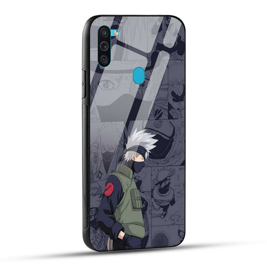 Samsung Galaxy M11 Back Cover Kakashii Printed Glass Case