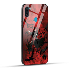 Samsung Galaxy M11 Back Cover Akatsukii Printed Glass Case
