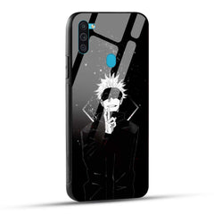 Samsung Galaxy M11 Back Cover Anime Printed Glass Case