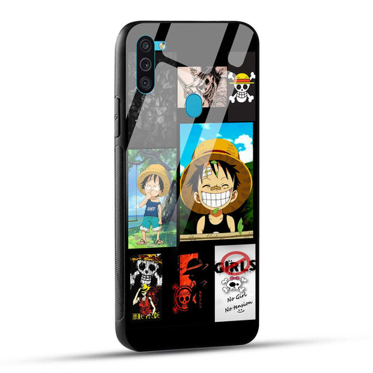 Samsung Galaxy M11 Back Cover No Girls No Tension Printed Glass Case