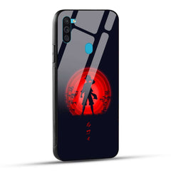 Samsung Galaxy M11 Back Cover Luffy Printed Glass Case
