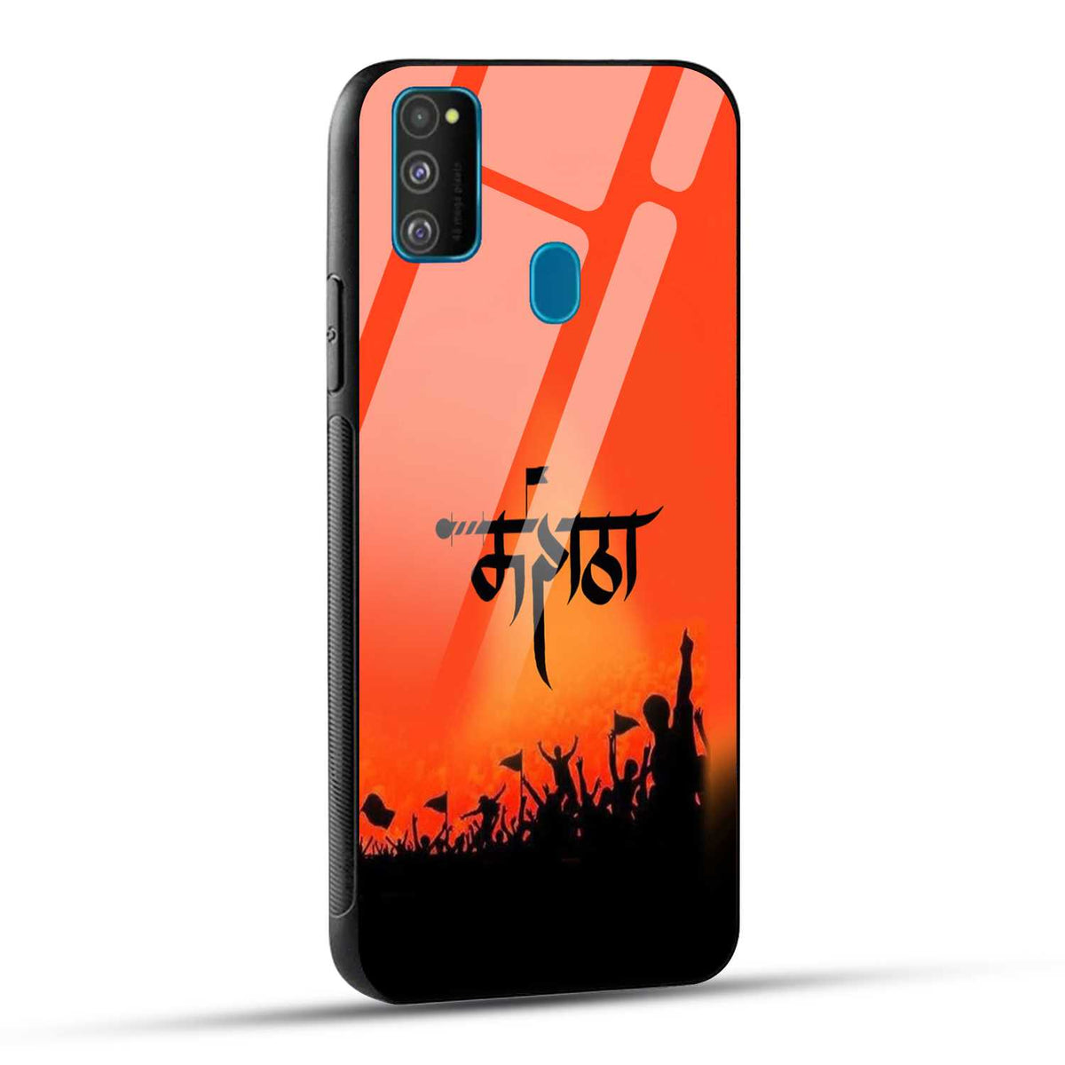 Samsung Galaxy M30s / Samsung Galaxy M21 / Samsung Galaxy M21 2021 Back Cover Maratha Printed Glass Case