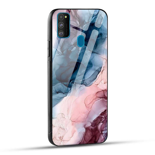 Samsung Galaxy M30s / Samsung Galaxy M21 / Samsung Galaxy M21 2021 Back Cover Marble Color Printed Glass Case