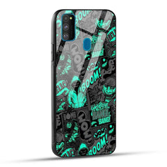 Samsung Galaxy M30s / Samsung Galaxy M21 / Samsung Galaxy M21 2021 Back Cover Boom Printed Glass Case