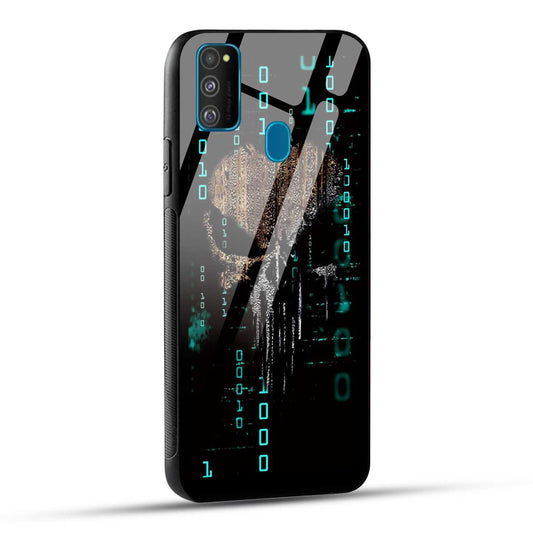 Samsung Galaxy M30s / Samsung Galaxy M21 / Samsung Galaxy M21 2021 Back Cover Hacker Printed Glass Case