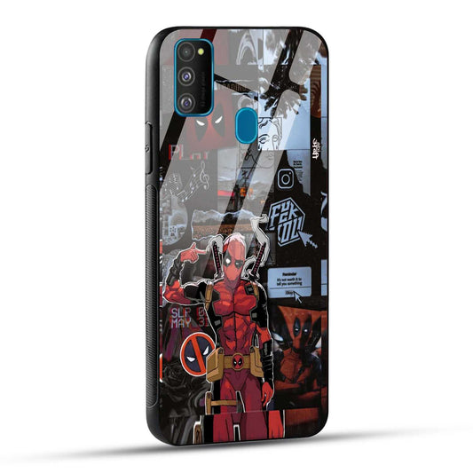 Samsung Galaxy M30s / Samsung Galaxy M21 / Samsung Galaxy M21 2021 Back Cover Superhero Collage Printed Glass Case