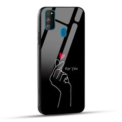 Samsung Galaxy M30s / Samsung Galaxy M21 / Samsung Galaxy M21 2021 Back Cover For You Printed Glass Case