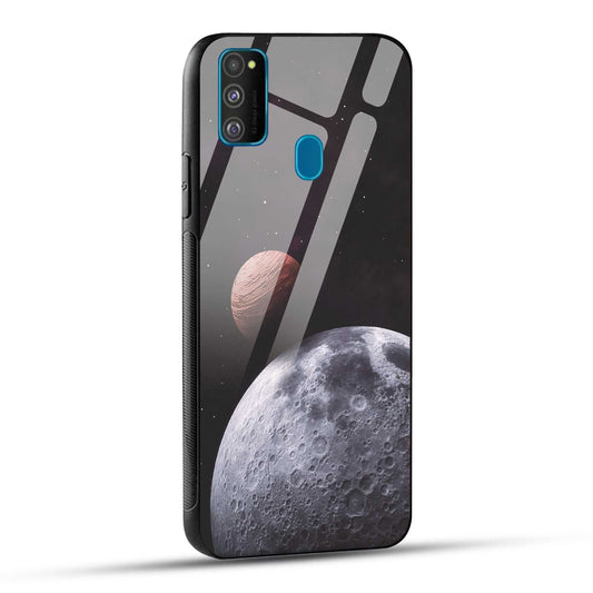 Samsung Galaxy M30s / Samsung Galaxy M21 / Samsung Galaxy M21 2021 Back Cover Galaxy Space Printed Glass Case