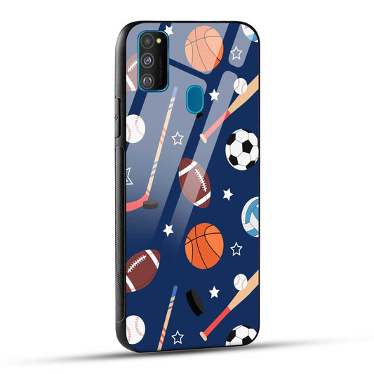 Samsung Galaxy M30s / Samsung Galaxy M21 / Samsung Galaxy M21 2021 Back Cover Every Sports Matter Printed Glass Case