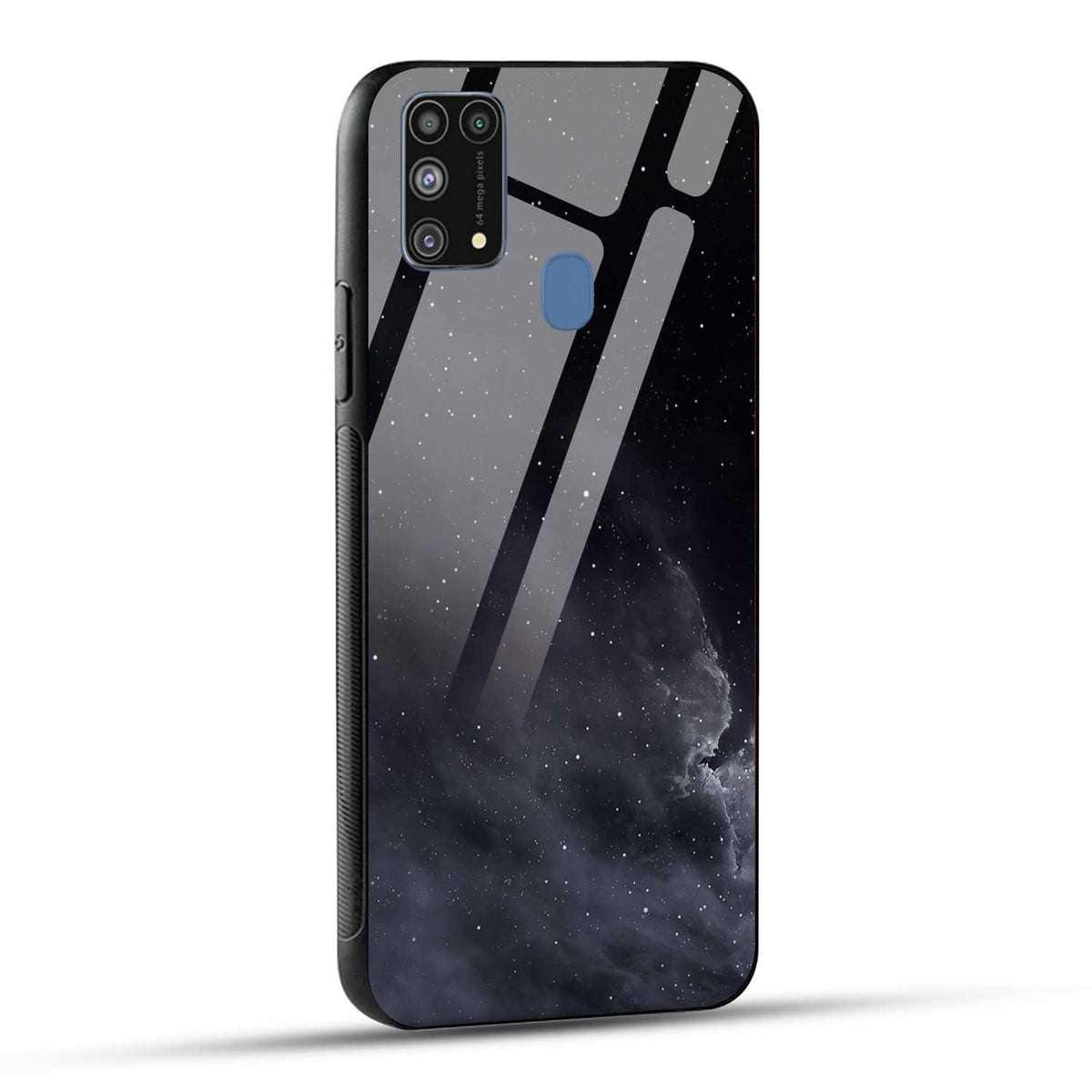 Samsung Galaxy M31 / Samsung Galaxy F41 / Samsung Galaxy M31 Prime Back Cover Stars In The Dark Printed Glass Case