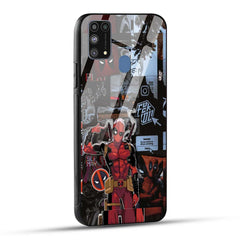 Samsung Galaxy M31 / Samsung Galaxy F41 / Samsung Galaxy M31 Prime Back Cover Superhero Collage Printed Glass Case