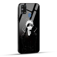 Samsung Galaxy M31 / Samsung Galaxy F41 / Samsung Galaxy M31 Prime Back Cover Anime Printed Glass Case