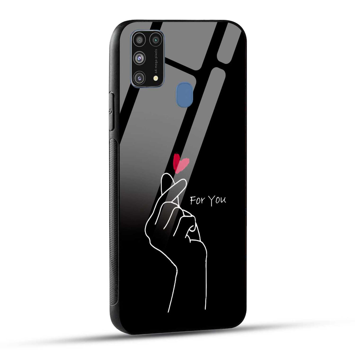 Samsung Galaxy M31 / Samsung Galaxy F41 / Samsung Galaxy M31 Prime Back Cover For You Printed Glass Case