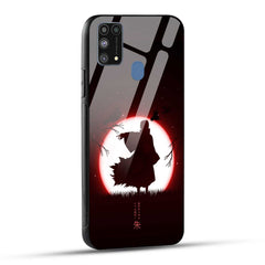 Samsung Galaxy M31 / Samsung Galaxy F41 / Samsung Galaxy M31 Prime Back Cover Itachi Uchiha Printed Glass Case