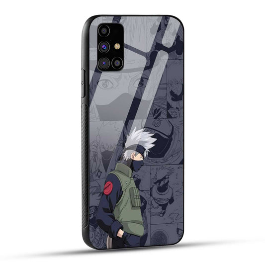 Samsung Galaxy M31s Back Cover Kakashii Printed Glass Case