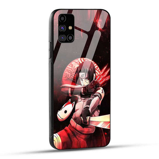 Samsung Galaxy M31s Back Cover Itachii Glass Case