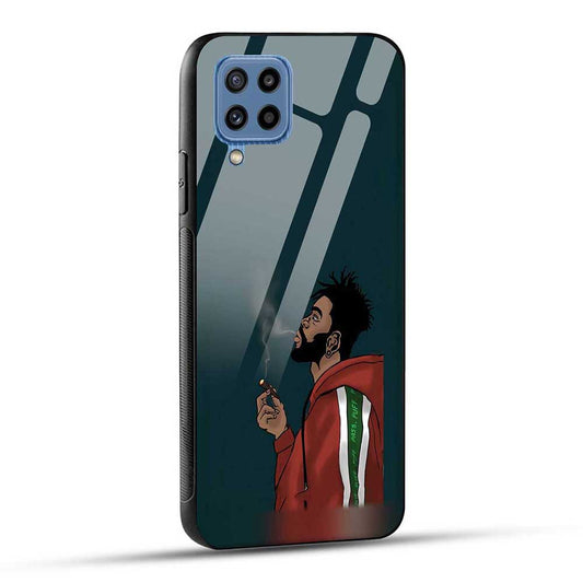Samsung Galaxy M53 5G Back Cover Beard Man Glass Case